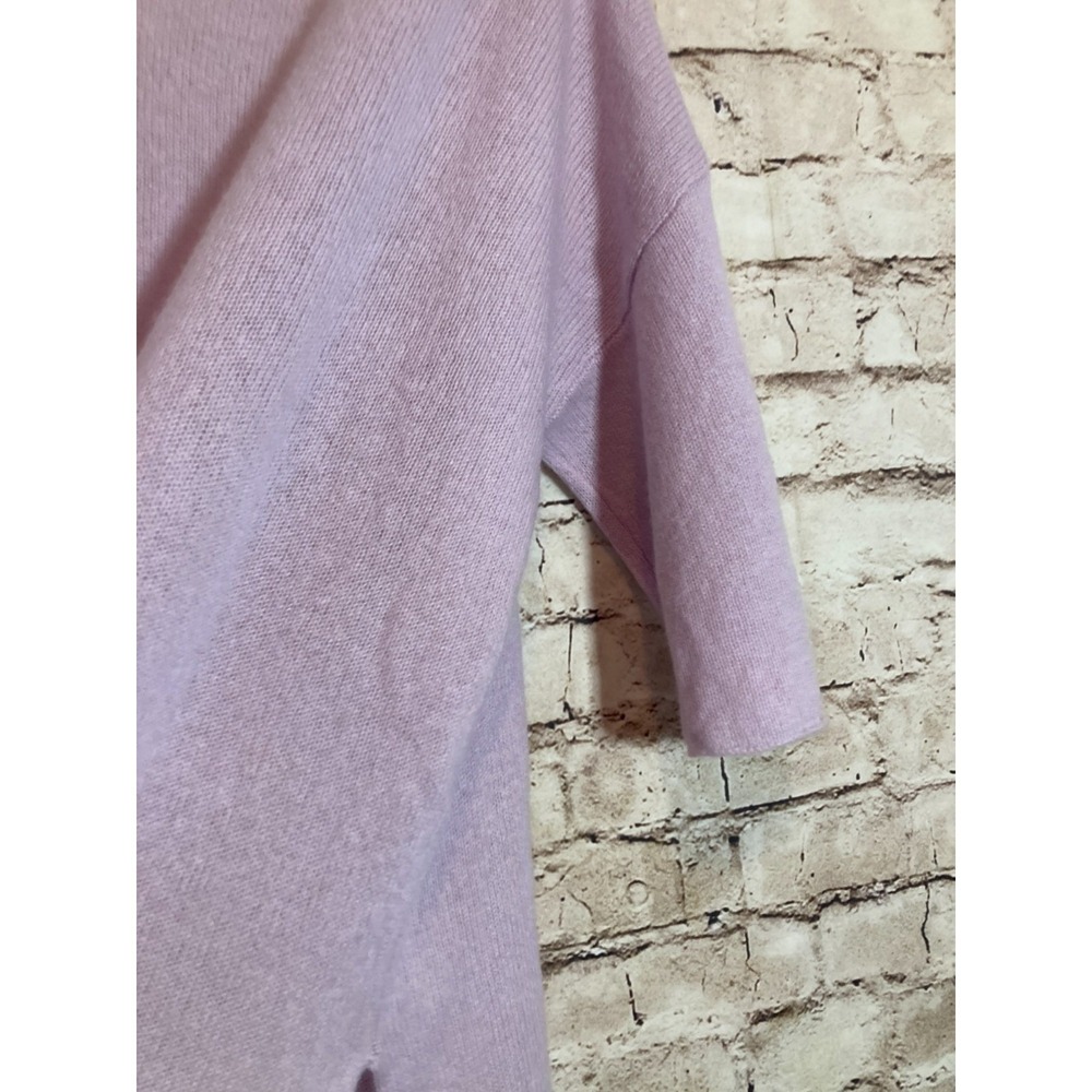 Demylee NY Cashmere Sweater Women XS Oversized Lilac Purple Soft Girl Boxy Tunic - Picture 6 of 14